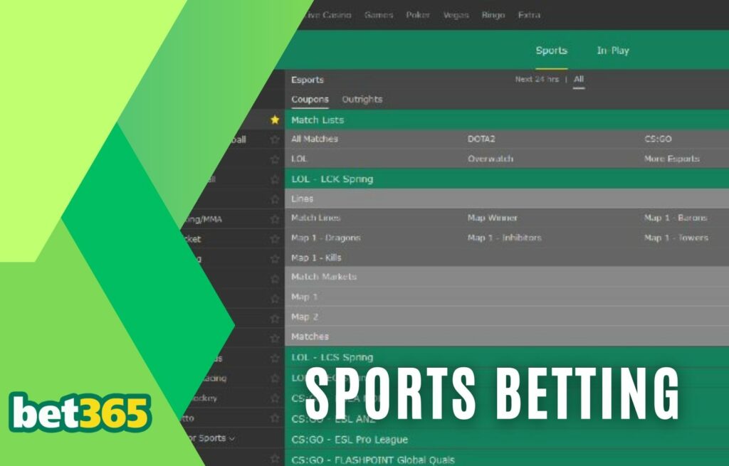 Bet365 sports betting website overview in India