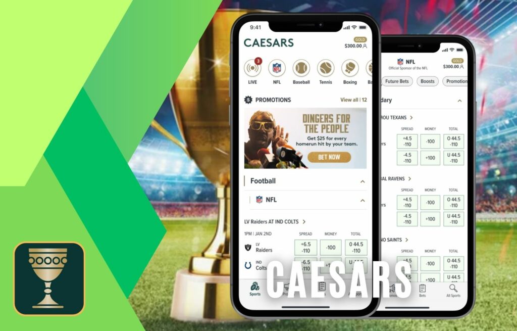 Caesars sportsbook application guide