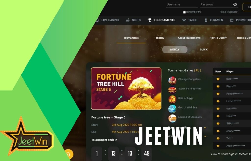 Jeetwin online casino main features