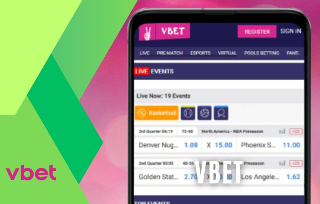 VBET application betting experience