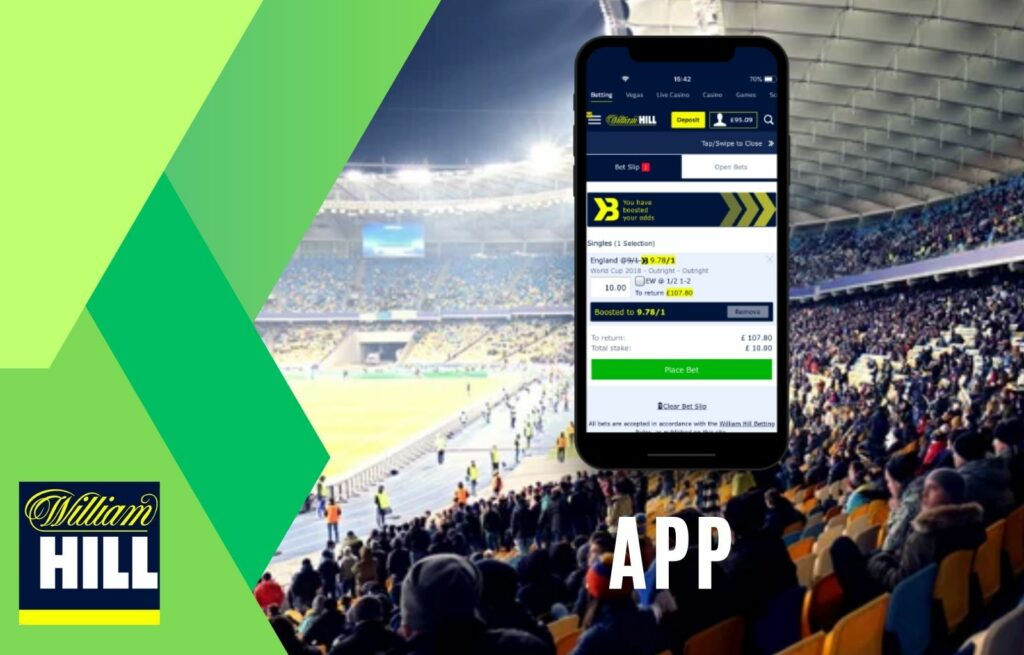 William Hill sports betting app download and install